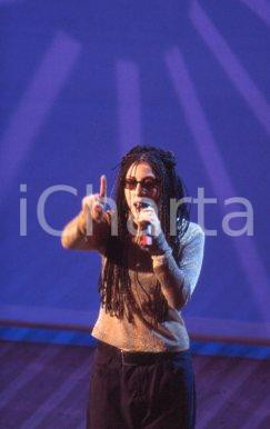 35mm vintage slide* 2000ca MUSICA Elena CATANEO durante un'esibizione (9)