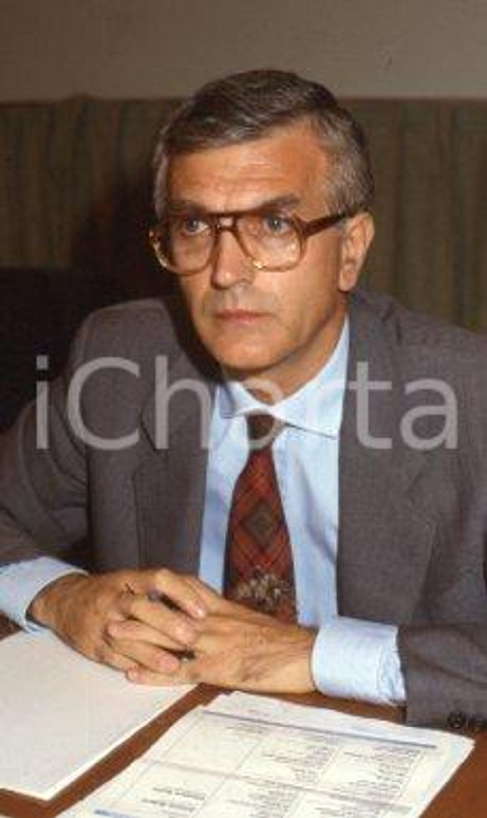 35mm vintage slide* 1990ca MILANO POLITICA DC Giuseppe ADAMOLI ritratto (5)