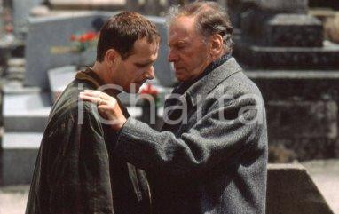 35mm vintage slide* 1998 CINEMA ceux qui m'aiment - BERLING TRINTIGNANT sul set