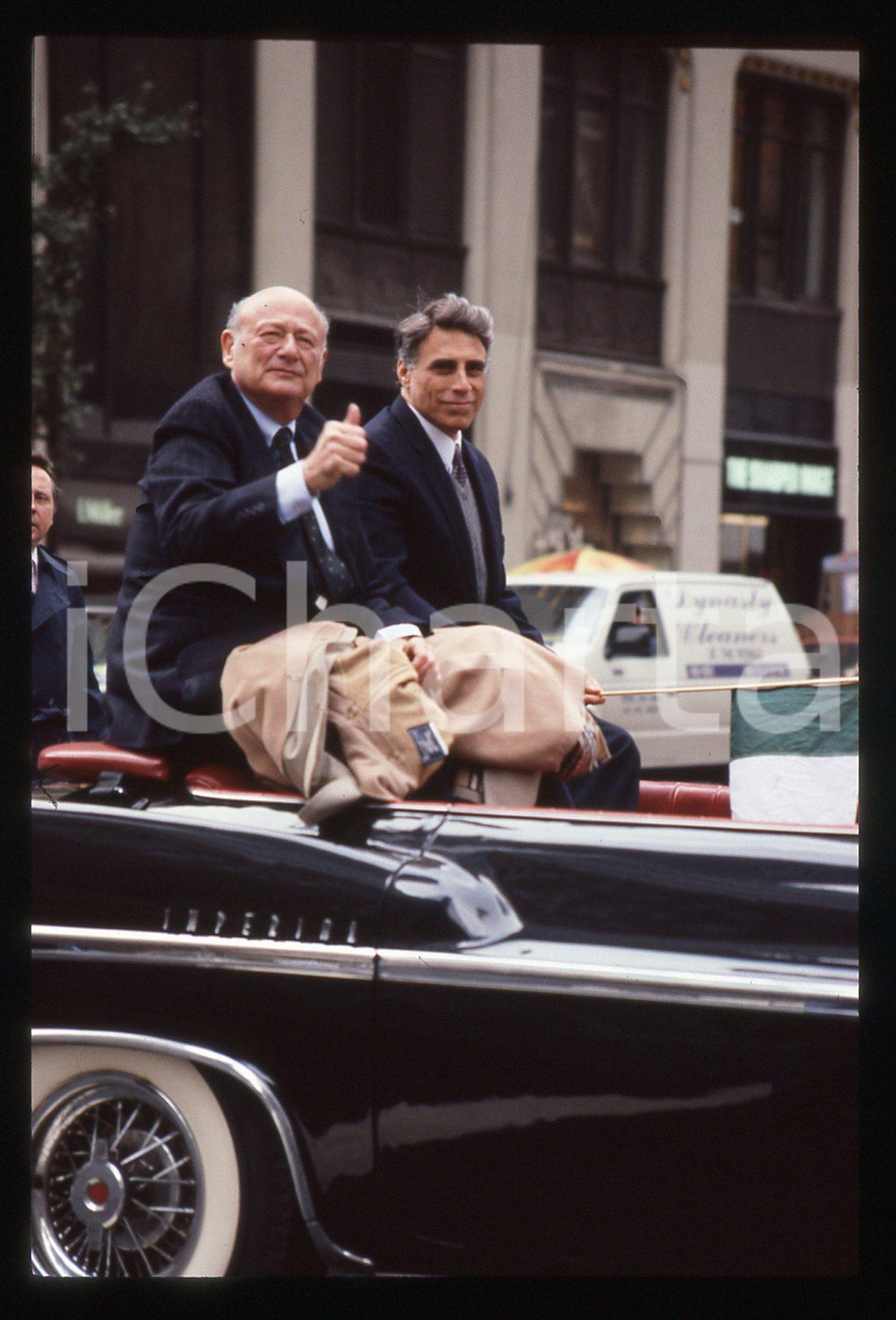 35mm vintage slide* 1990 ca NEW YORK - Ed KOCH