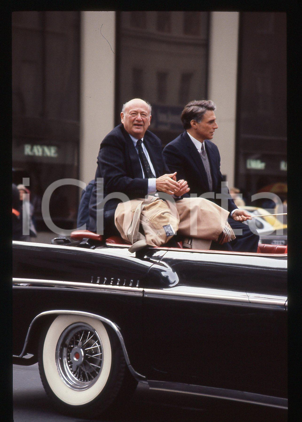 35mm vintage slide* 1990 ca NEW YORK - Ed KOCH (2)