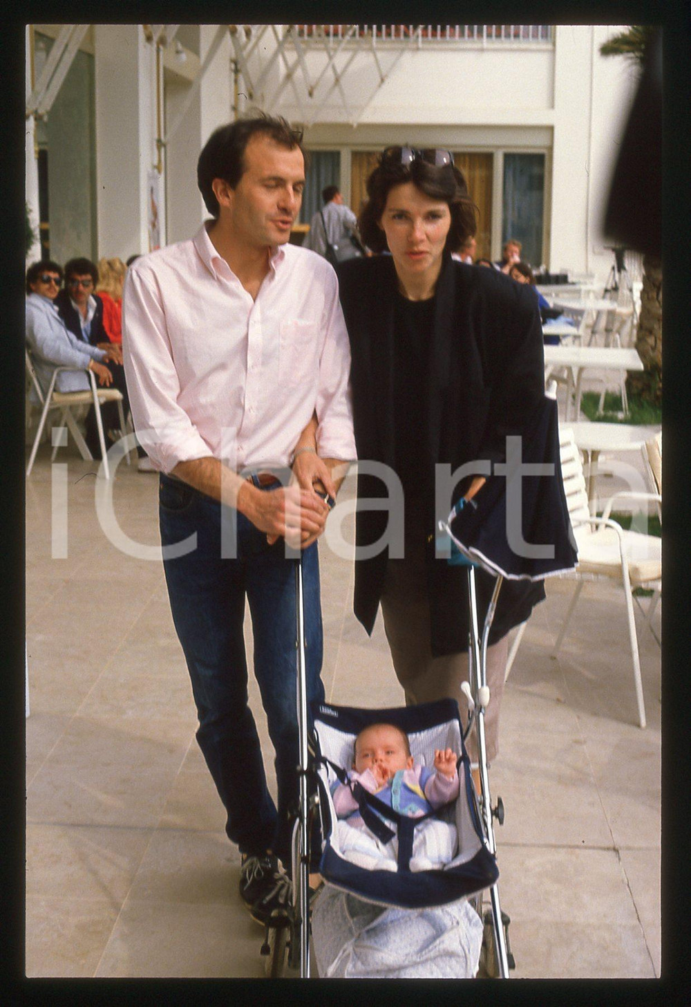 35mm vintage slide* 1985 ca COSTUME - Carole BERG e Philippe BARROSO (4)
