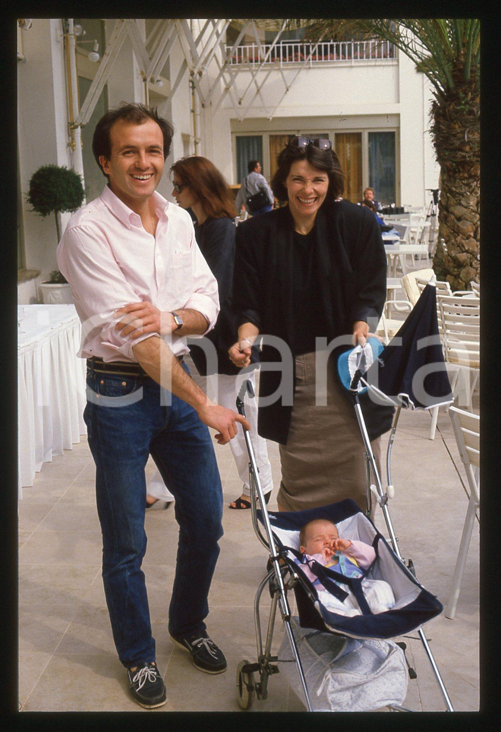 35mm vintage slide* 1985 ca COSTUME - Carole BERG e Philippe BARROSO (7)