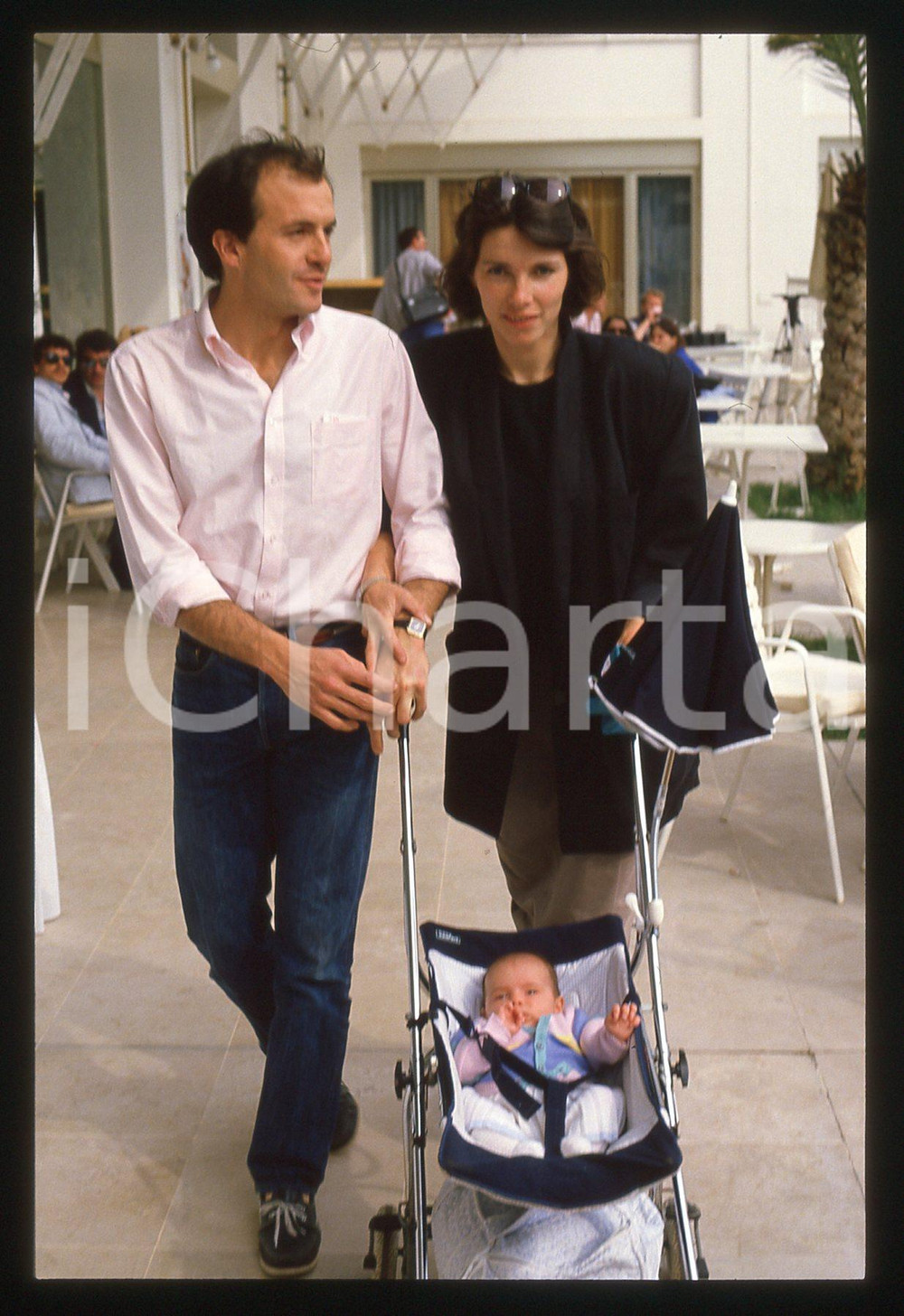 35mm vintage slide* 1985 ca COSTUME - Carole BERG e Philippe BARROSO (8)