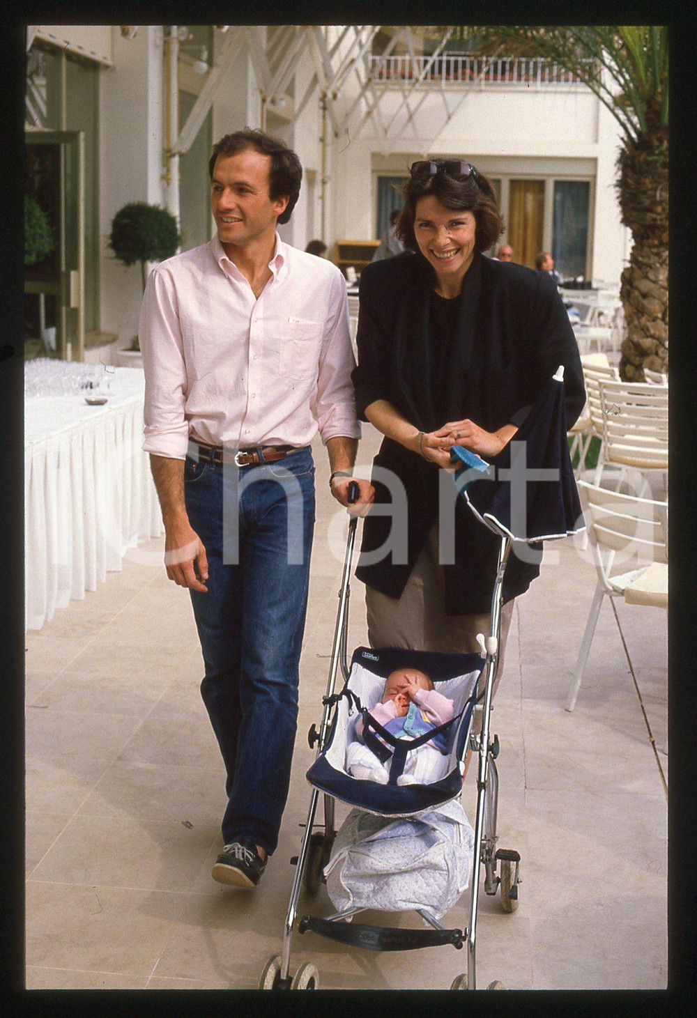 35mm vintage slide* 1985 ca COSTUME - Carole BERG e Philippe BARROSO (10)