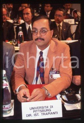 35mm vintage slide* 1990 ca MILAN Doctor of Pittsburg University Abdul RAO (2)