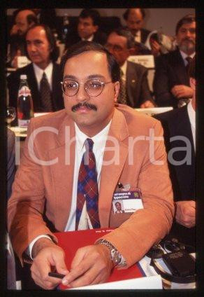 35mm vintage slide* 1990 ca MILAN Doctor of Pittsburg University Abdul RAO (1)