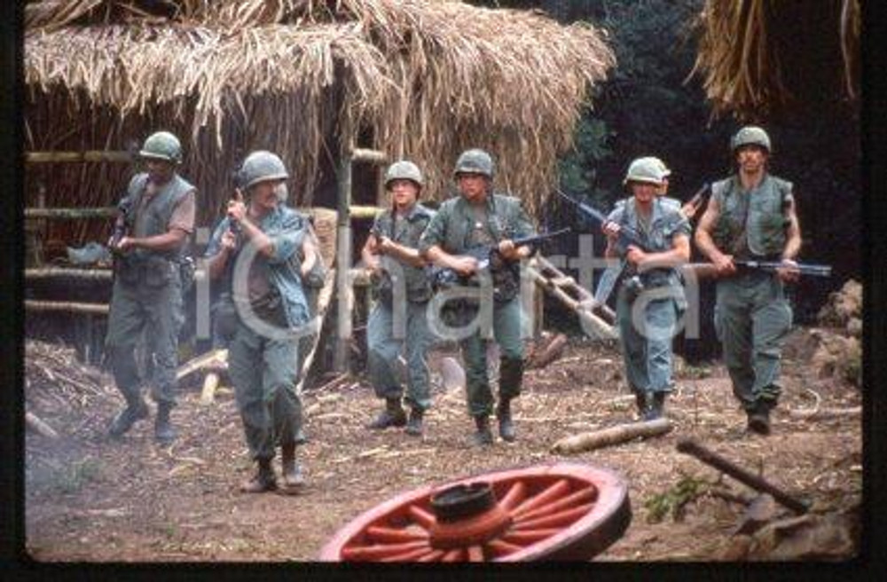 35mm vintage slide* 1988 FILM "NAM" - War Action Movie Director Aaron NORRIS (2)