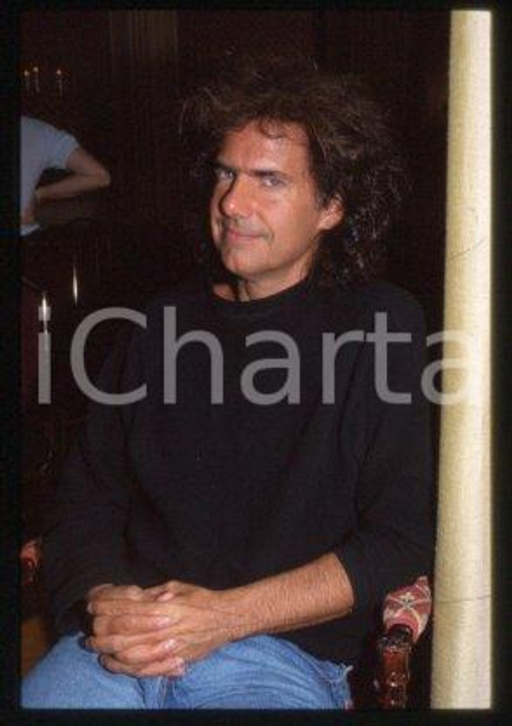 35mm vintage slide* 1996 SANREMO Portrait of jazz guitarist Pat METHENY 23