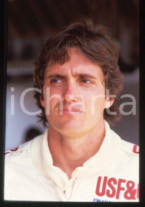 35mm vintage slide* 1988 ca FORMULA1 USF&G Racing driver Eddie CHEEVER (25)