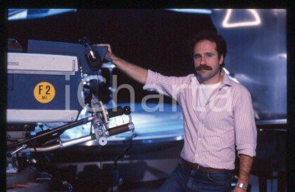 35mm vintage slide* 1985 ca TV ITALIA il regista Francisco BOSERMAN (3)
