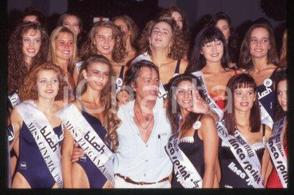 35mm vintage slide* 1991 MISS ITALY French actor and filmmaker Alain DELON (13)