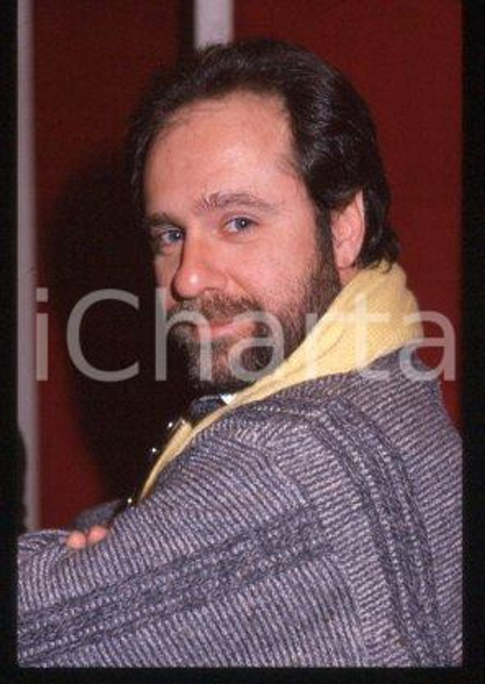 35mm vintage slide* 1985 ca ITALY Portrait of director Francisco BOSERMAN (20)