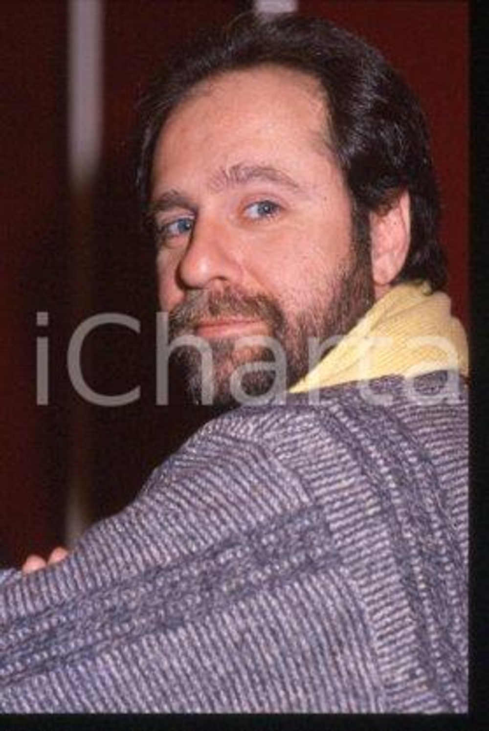 35mm vintage slide* 1985 ca ITALY Portrait of director Francisco BOSERMAN (21)