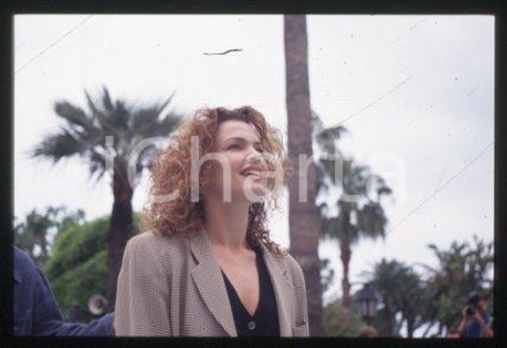 35mm vintage slide* 1994 CANNES Film Festival American actress Dina MEYER (9)