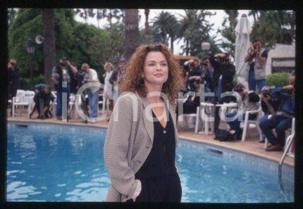 35mm vintage slide* 1994 CANNES Film Festival American actress Dina MEYER (10)