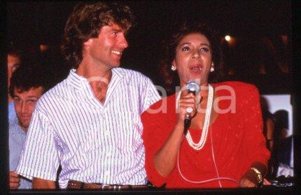 35mm vintage slide* 1987 ca MUSIC Welsh singer Shirley BASSEY Christian DANNER 9