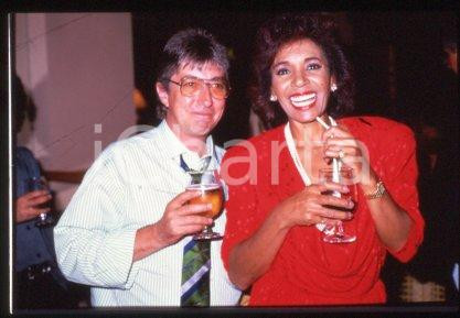 35mm vintage slide* 1987 ca MUSIC Welsh singer Shirley BASSEY Herbie BLASH 12