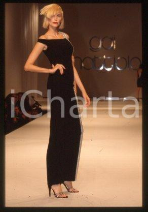 35mm vintage slide* 1995 ca FASHION Show GAI MATTIOLO Model Nadia AVERMANN (1)