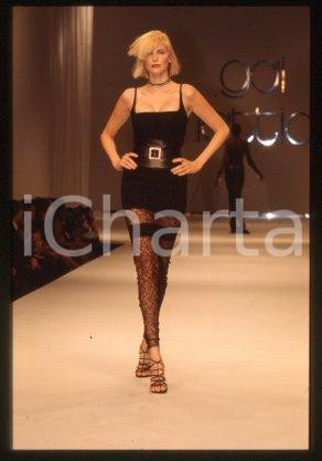 35mm vintage slide* 1995 ca FASHION Show GAI MATTIOLO Model Nadia AVERMANN (9)