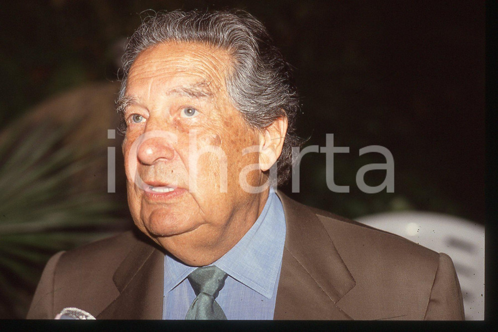 35mm vintage slide* 1992ca MILAN Nobel Prize winner for Literature Octavio PAZ 7
