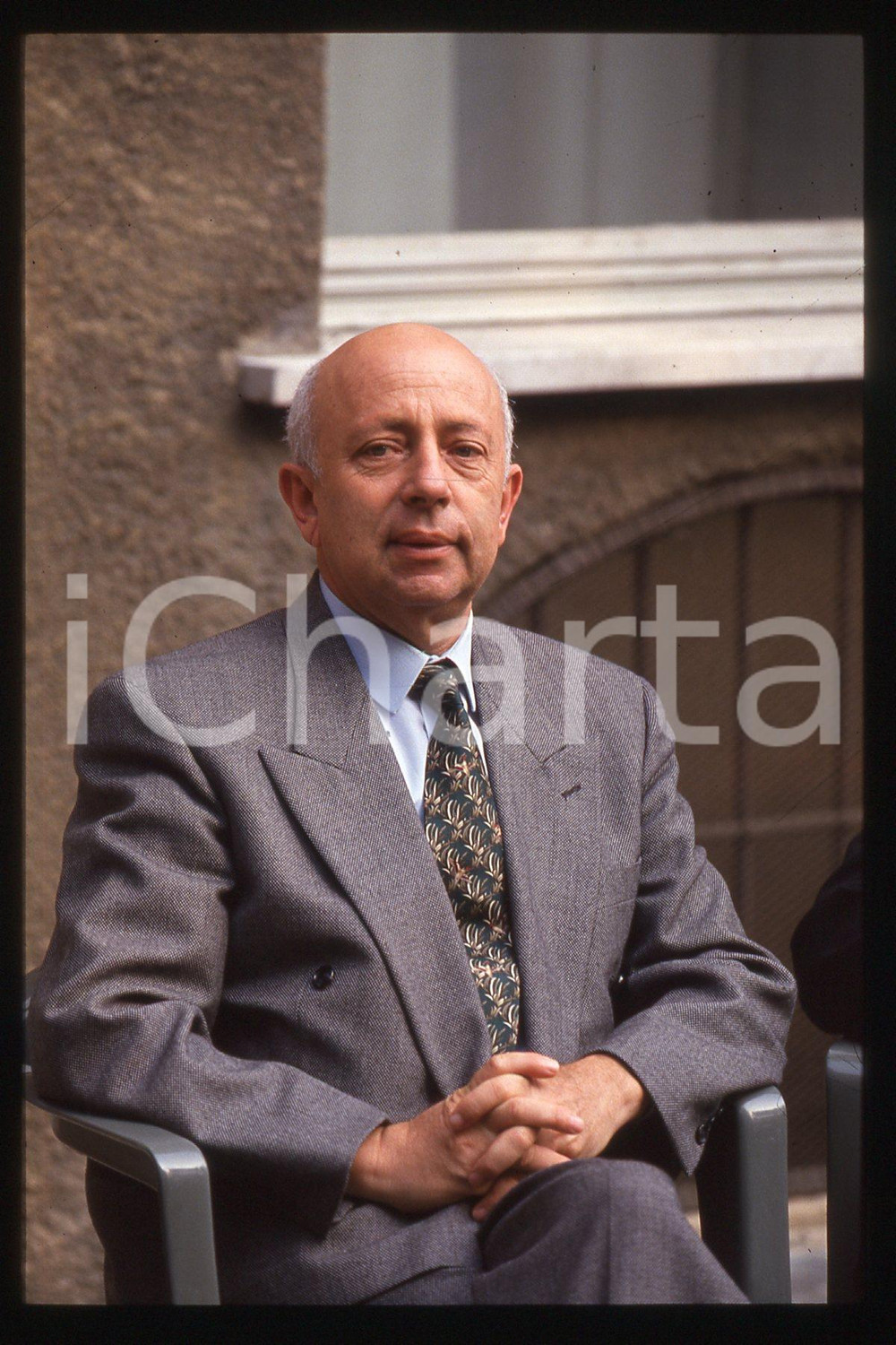 35mm vintage slide* 1991 ca ROME Israel's Ambassador to Italy Avi PAZNER (2)