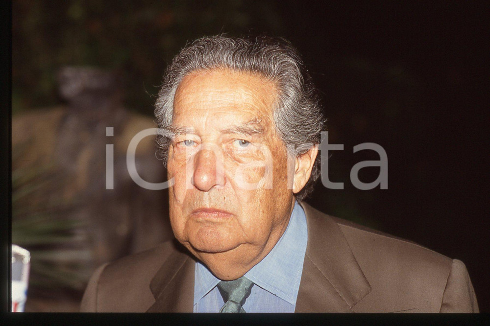35mm vintage slide* 1992ca MILAN Nobel Prize winner for Literature Octavio PAZ 3