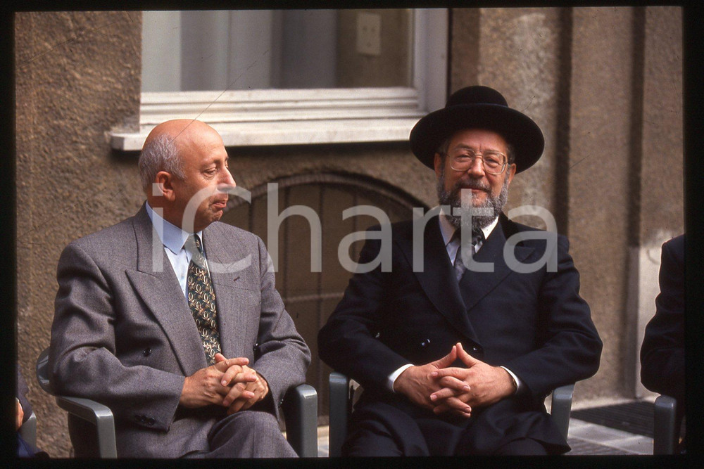35mm vintage slide* 1991 ca ROME Israel's Ambassador to Italy Avi PAZNER (4)