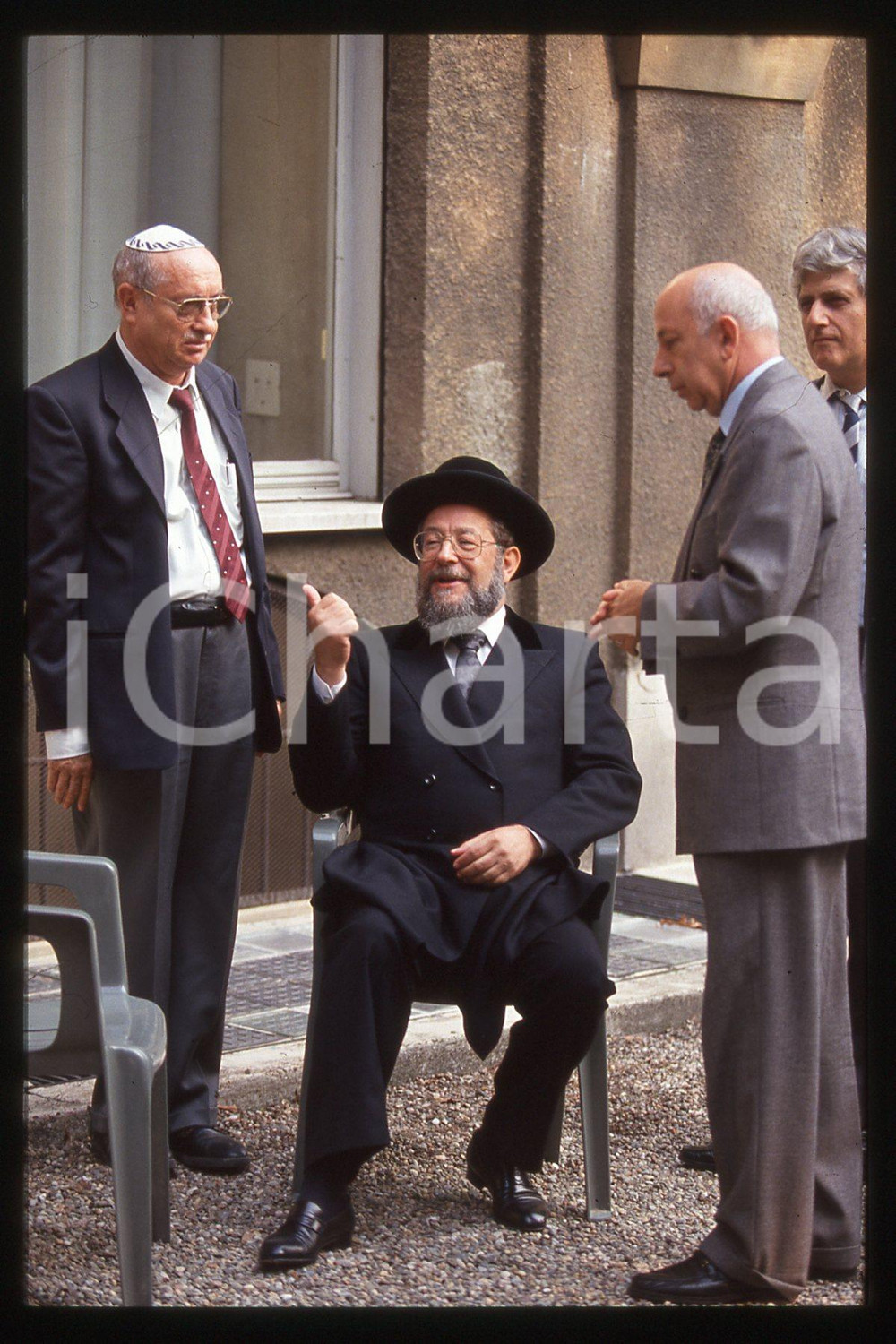 35mm vintage slide* 1991 ca ROME Israel's Ambassador to Italy Avi PAZNER (8)