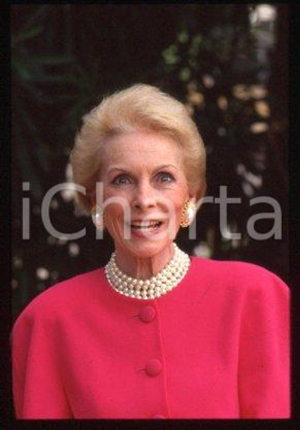 35mm vintage slide* 1992 CERNOBBIO VILLA ERBA American actress Janet LEIGH (10)