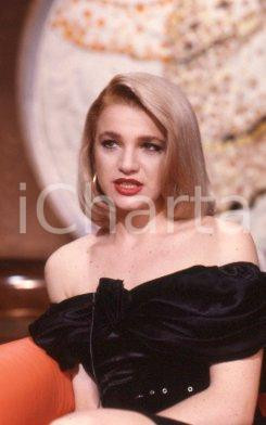 35mm vintage slide* 1989 RAI mai dire mai - Raffaella BARACCHI (1)
