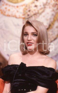 35mm vintage slide* 1989 RAI mai dire mai - Raffaella BARACCHI (20)