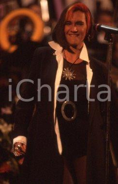 35mm vintage slide* 1990ca Daniela CARELLI durante un'esibizione (4)