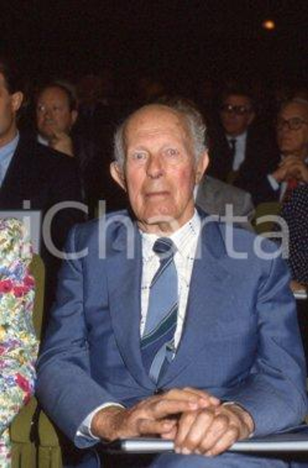 35mm vintage slide* 1990ca MILANO Enrico FALCK ritratto