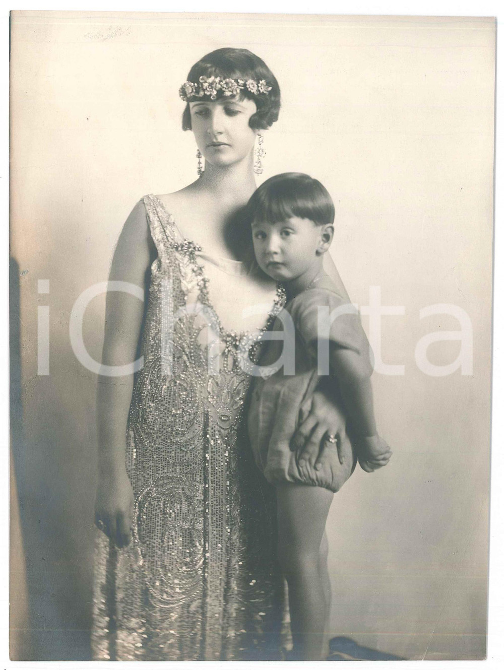 1930 ca ROMA Enrichetta BARBERINI principessa di Palestrina - Foto Eva BARRETT