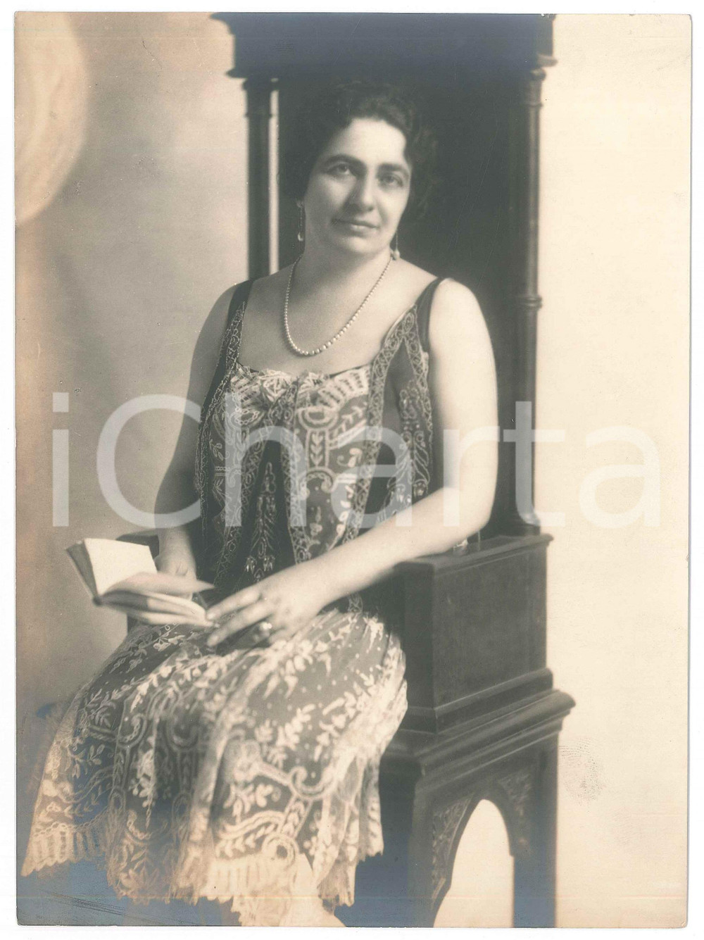 1930 ca ROMA Contessa Maria d'ANCORA segretaria del Fascio - Foto Eva BARRETT