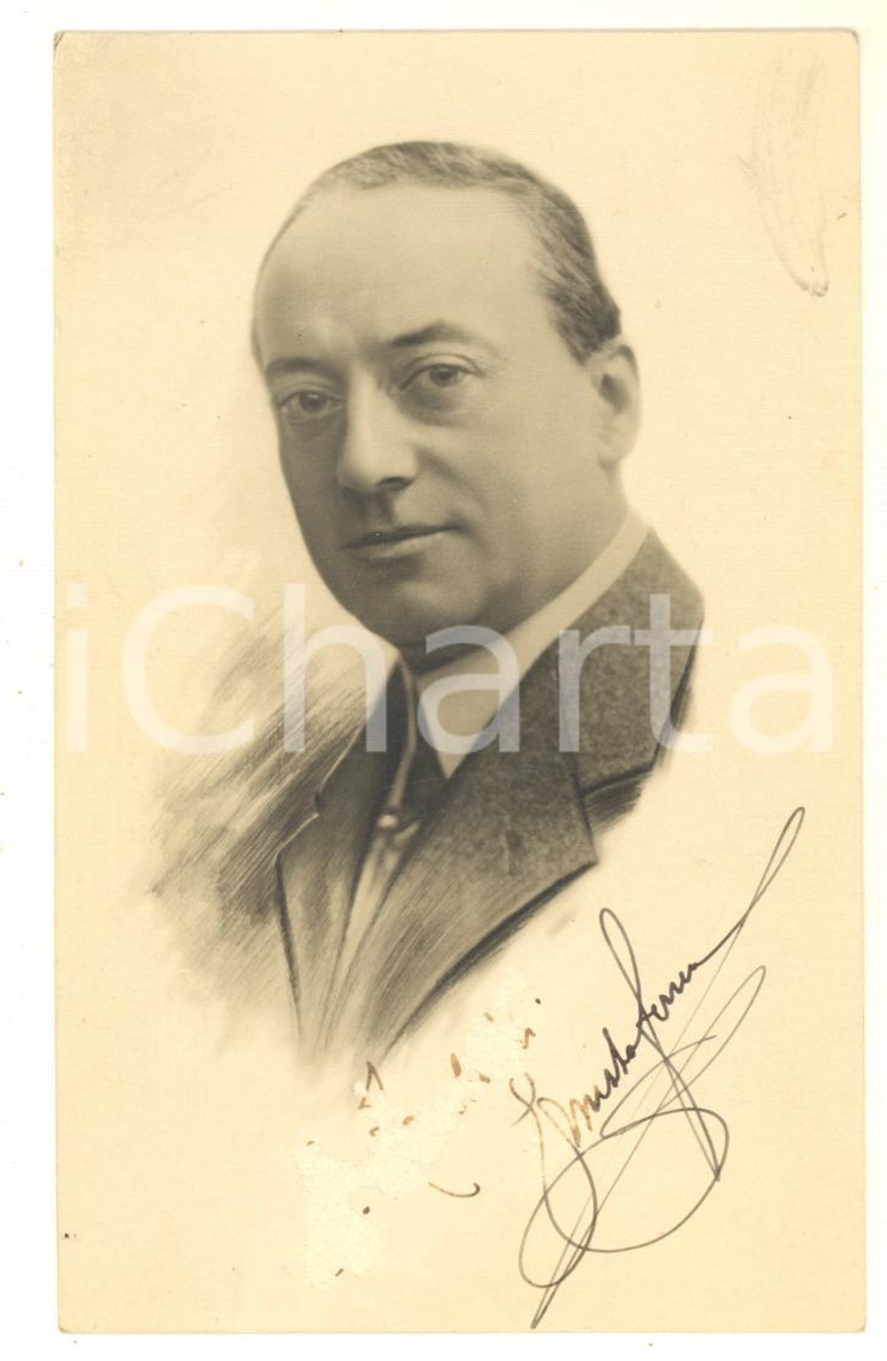 1940 ca TEATRO ITALIA Attore Ernesto FERRERO *Foto AUTOGRAFO 9x14 cm