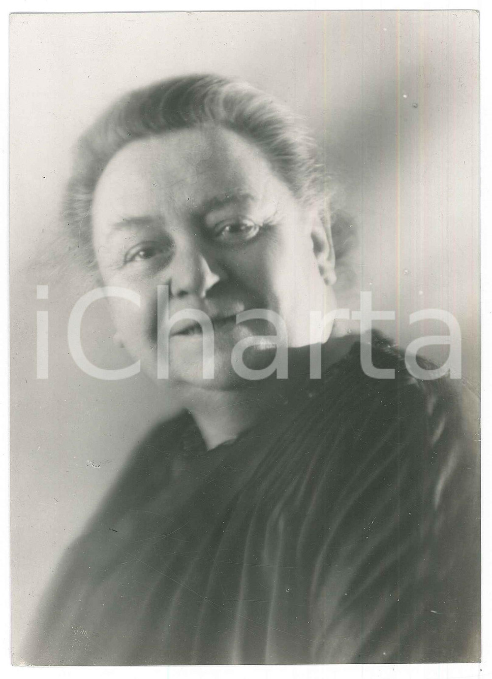 Fotografia d epoca originale 1925 ca TEATRO Attrice Garibalda NICCOLI  Ritratto Foto LOCCHI 13x18 cm 1