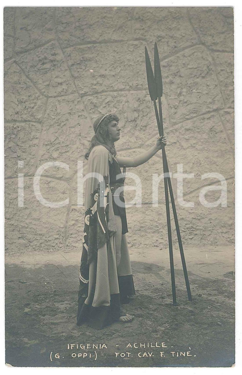 Fotografia d epoca originale 1930 TEATRO SIRACUSA Ifigenia in Aulide  Giulio OPPO Foto 9x14 cm 1