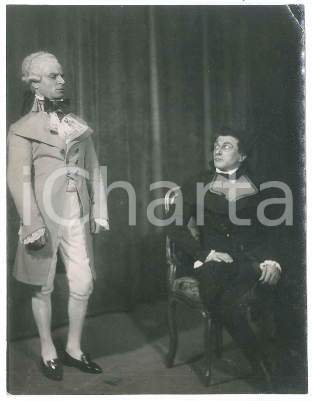 1940 ca TEATRO MILANO Annibale BETRONE Gastone CIAPINI Danton e Robespierre FOTO