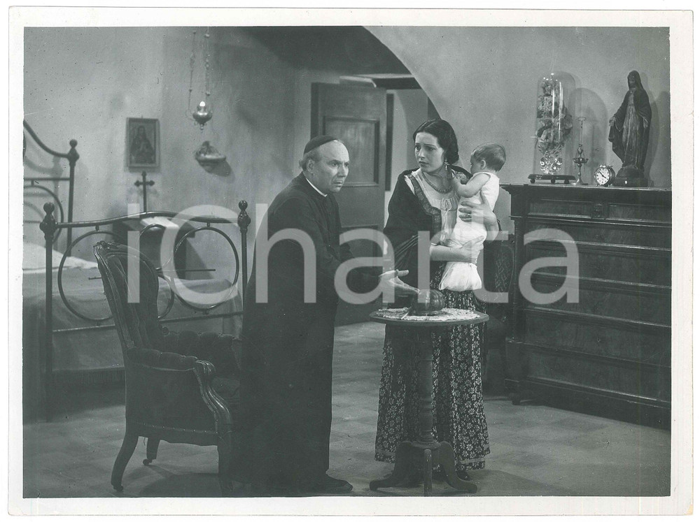 1936 CINEMA Film "Fiat voluntas Dei" - Angelo MUSCO - Foto di scena 24x18 cm