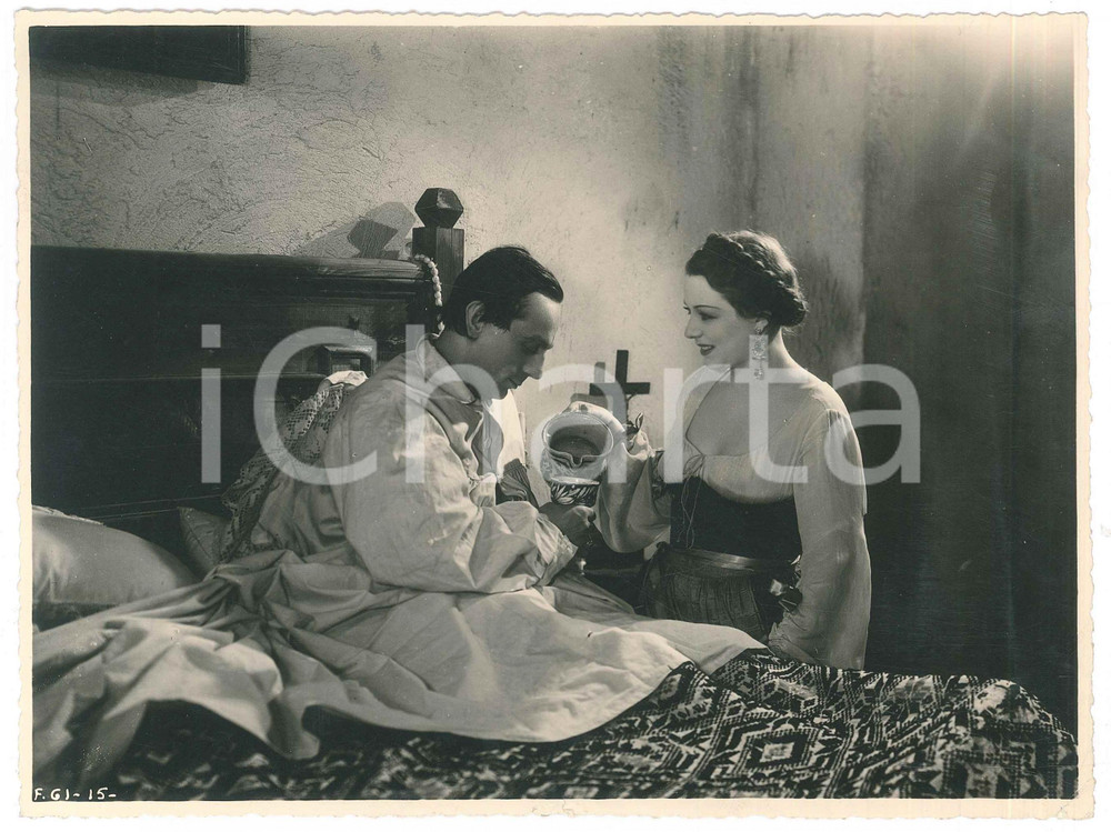 1940 ca ITALIA CINEMA Eduardo DE FILIPPO - Foto di scena (3) 22x17 cm