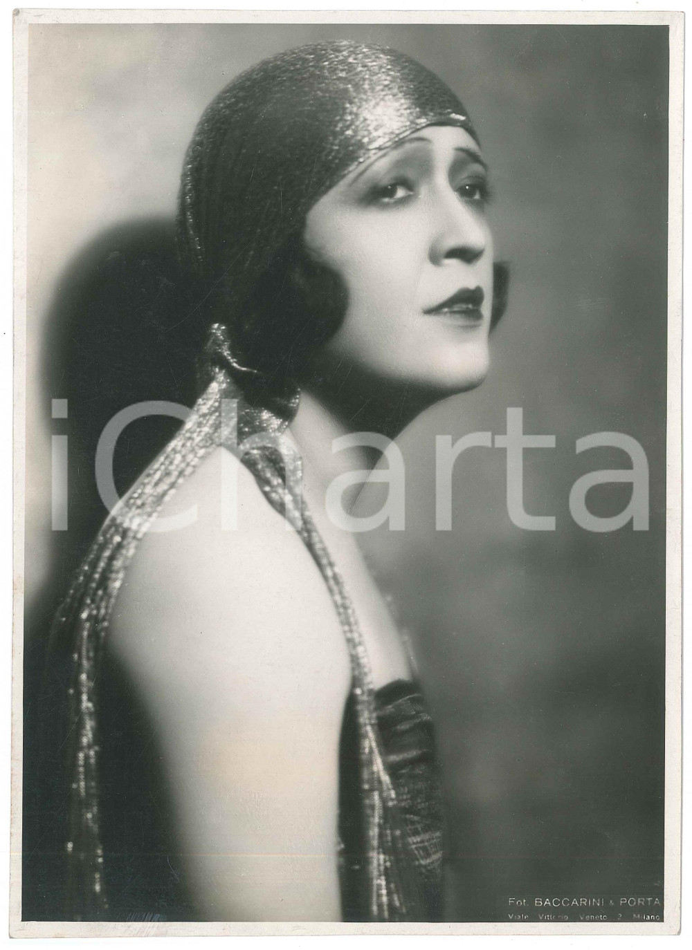 1930 ca MILANO Ritratto di attrice *Foto artistica BACCARINI & PORTA