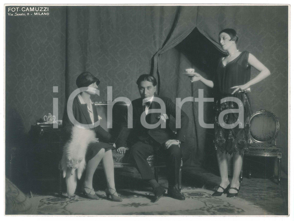 1930 ca MILANO TEATRO - Scena da uno spettacolo *Foto CAMUZZI 24x18 cm