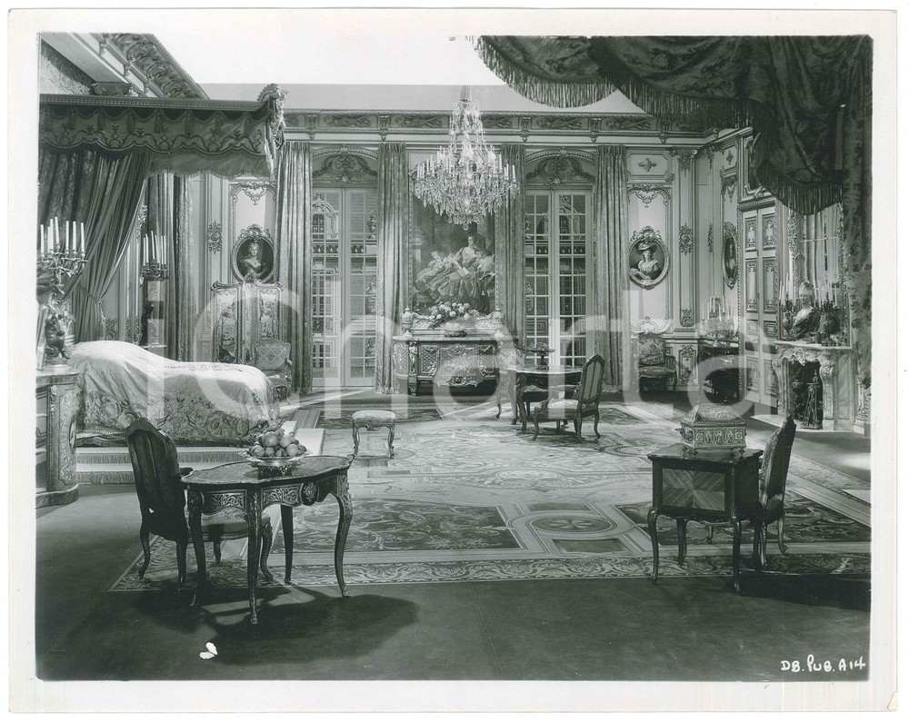 1934 CINEMA Film "Madame du Barry" - L'appartamento (3) *Foto WARNER BROS