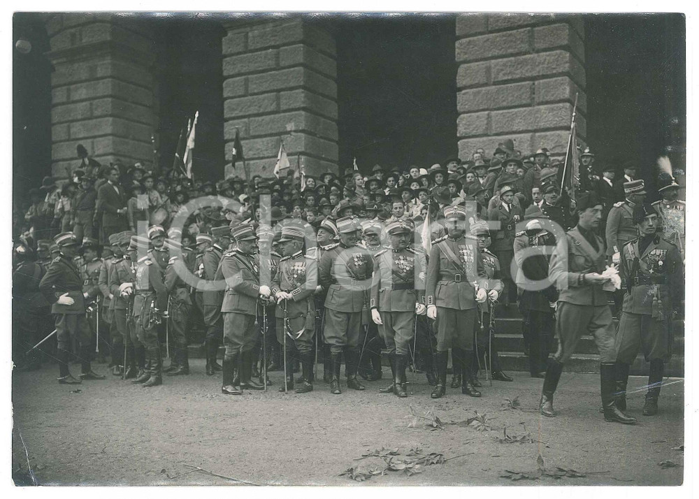 1925 ca ITALIA Evento militare - Generali REGIO ESERCITO - Foto 17x12 cm