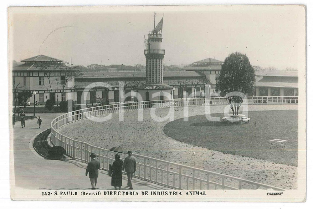 1938 BRASIL - SÃO PAULO - Directoria de industria animal *ANIMATED Postcard