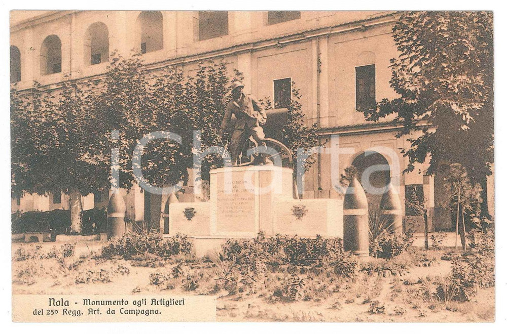 1931 NOLA (NA) Monumento agli Artiglieri 25° Regg. Art. da Campagna - Cartolina