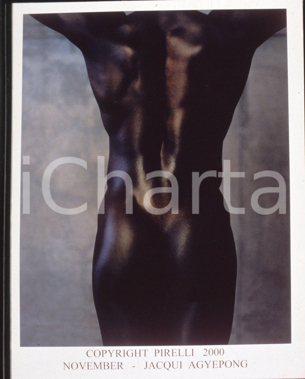 6x7 cm ORIGINAL Test NEGATIVE *PIRELLI Calendar 2000 - Jacqui AGYEPONG November