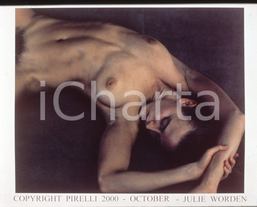 6x7 cm ORIGINAL Test NEGATIVE *PIRELLI Calendar 2000 - Julie WORDEN - October